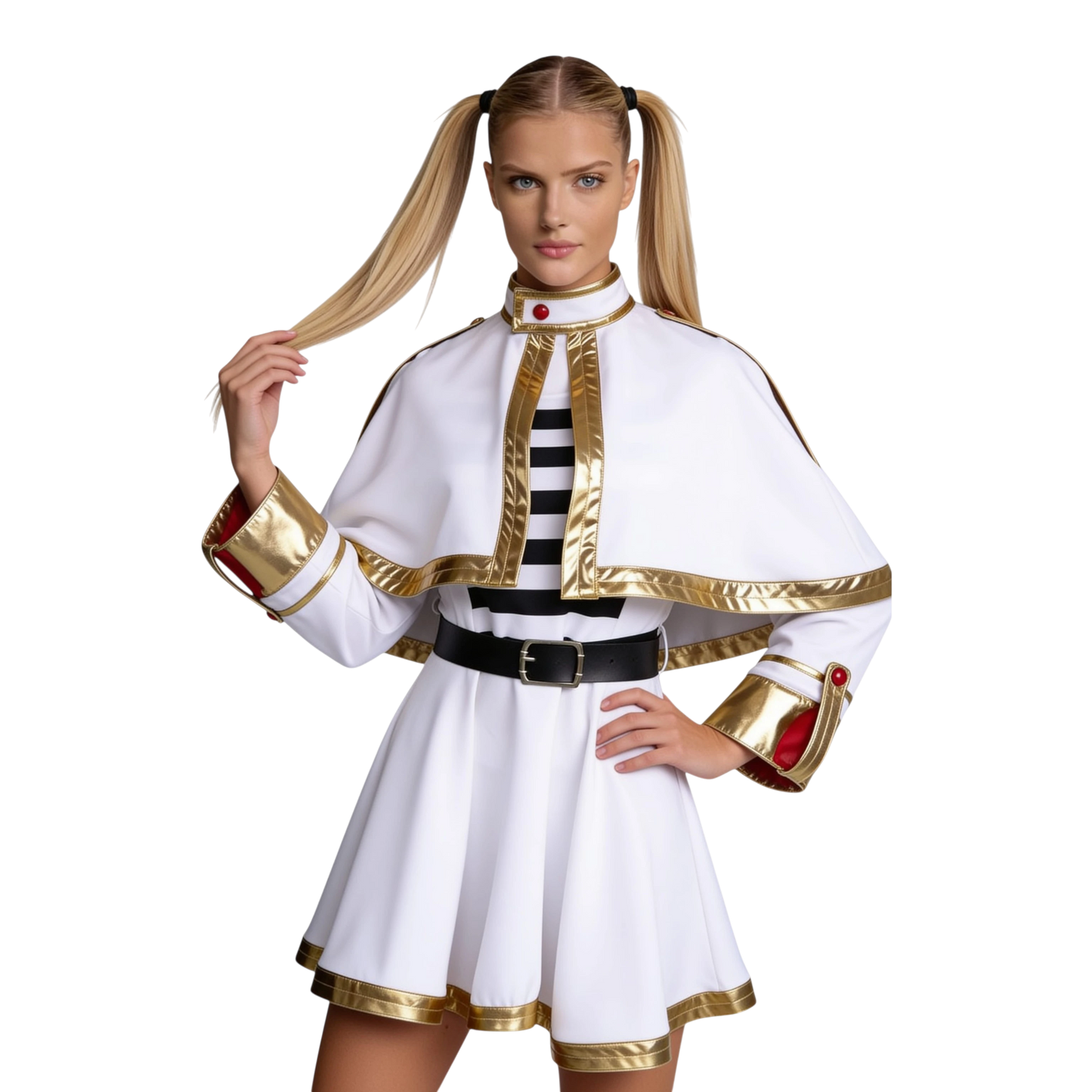 Anime Cosplay-Set "Frieren Magia" 5-teilig mit Cape & Accessoires